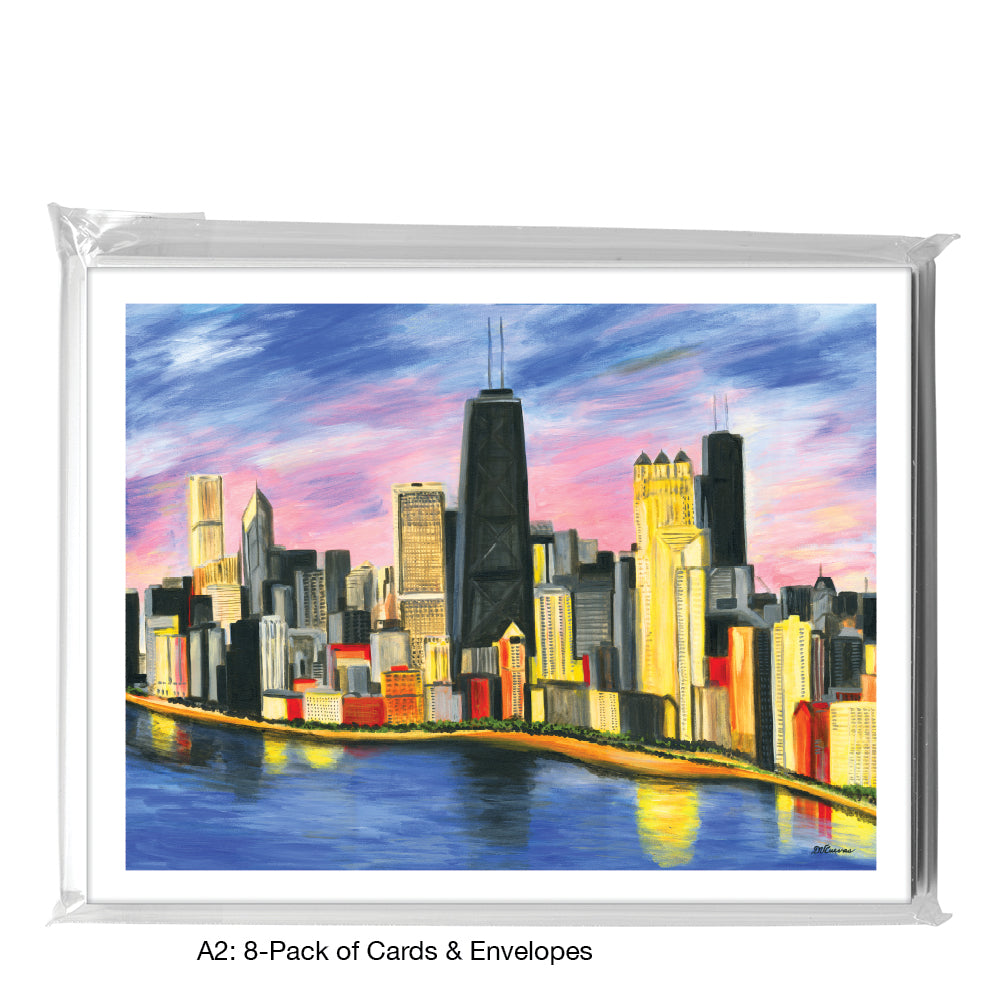 John Hancock, Chicago, Greeting Card (#7362A)