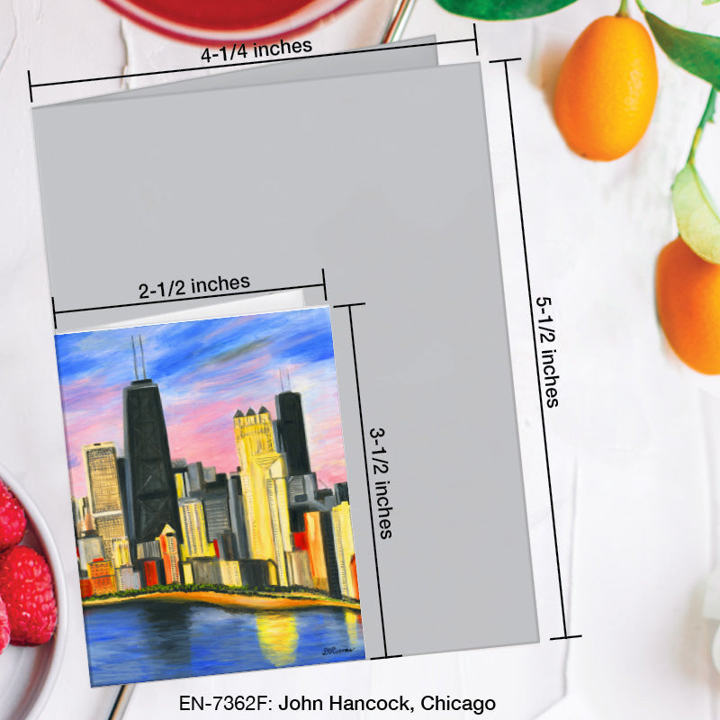 John Hancock, Chicago, Greeting Card (#7362F)