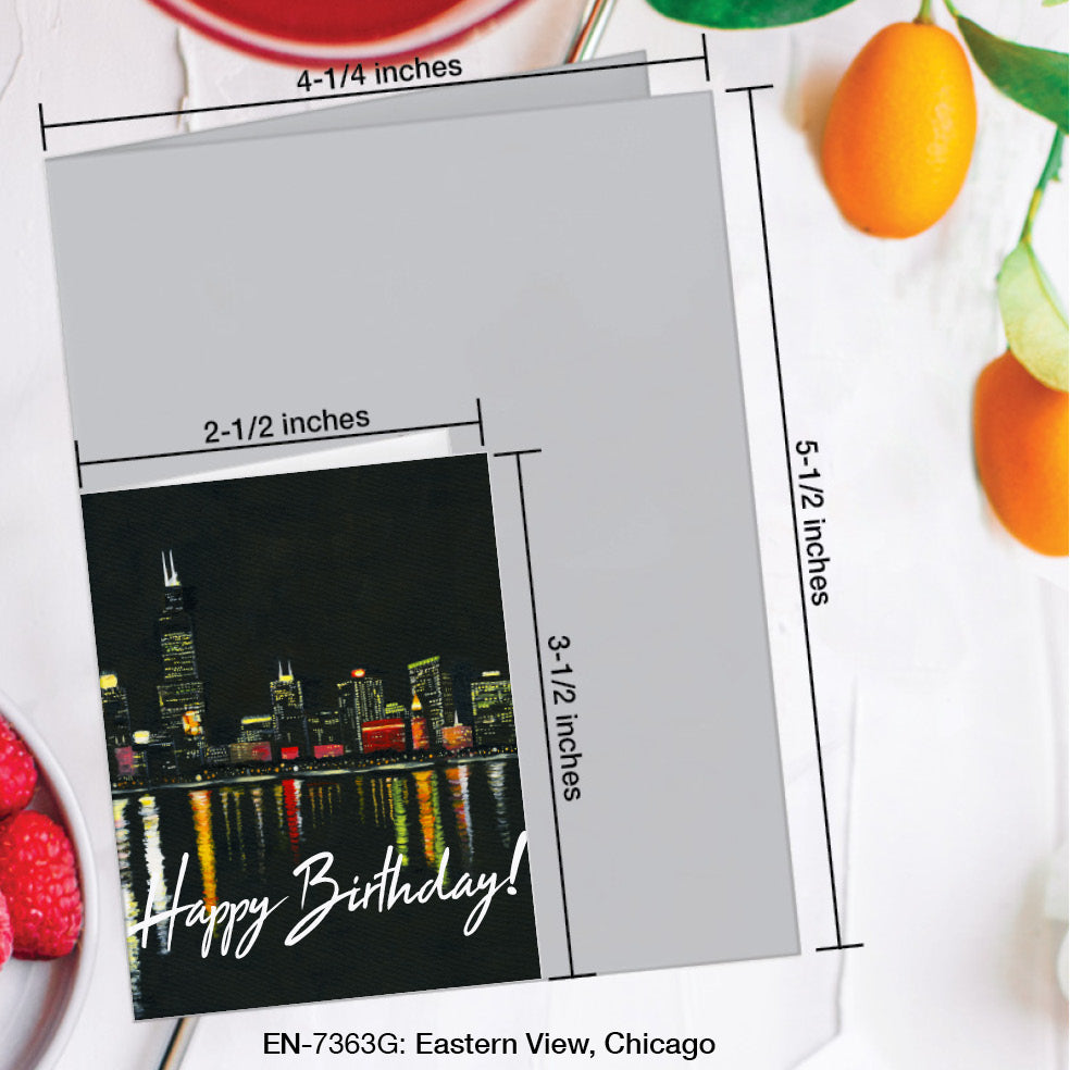 Eastern View, Chicago, Greeting Card (#7363G)