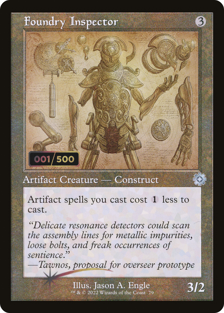 Foundry Inspector (BRR-079) - The Brothers' War Retro Artifacts Foil