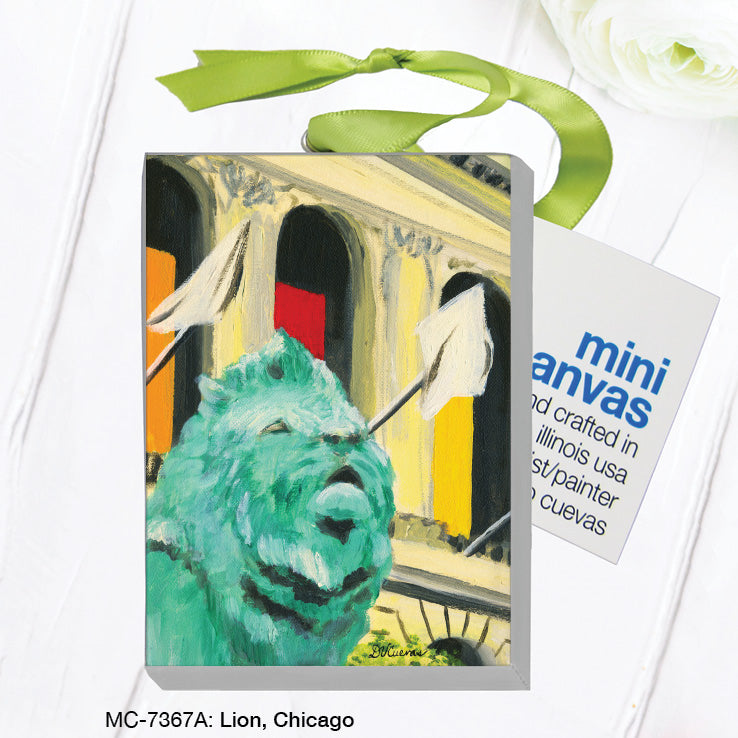 Lion, Chicago, Mini Canvas (MC-7367AA)