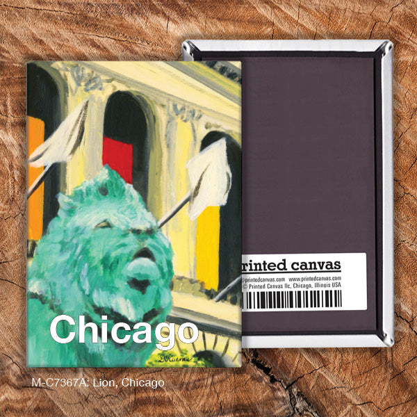 Lion, Chicago, Magnet (M-7367AA)