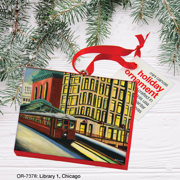 Library 1, Chicago, Ornament (OR-7378B)
