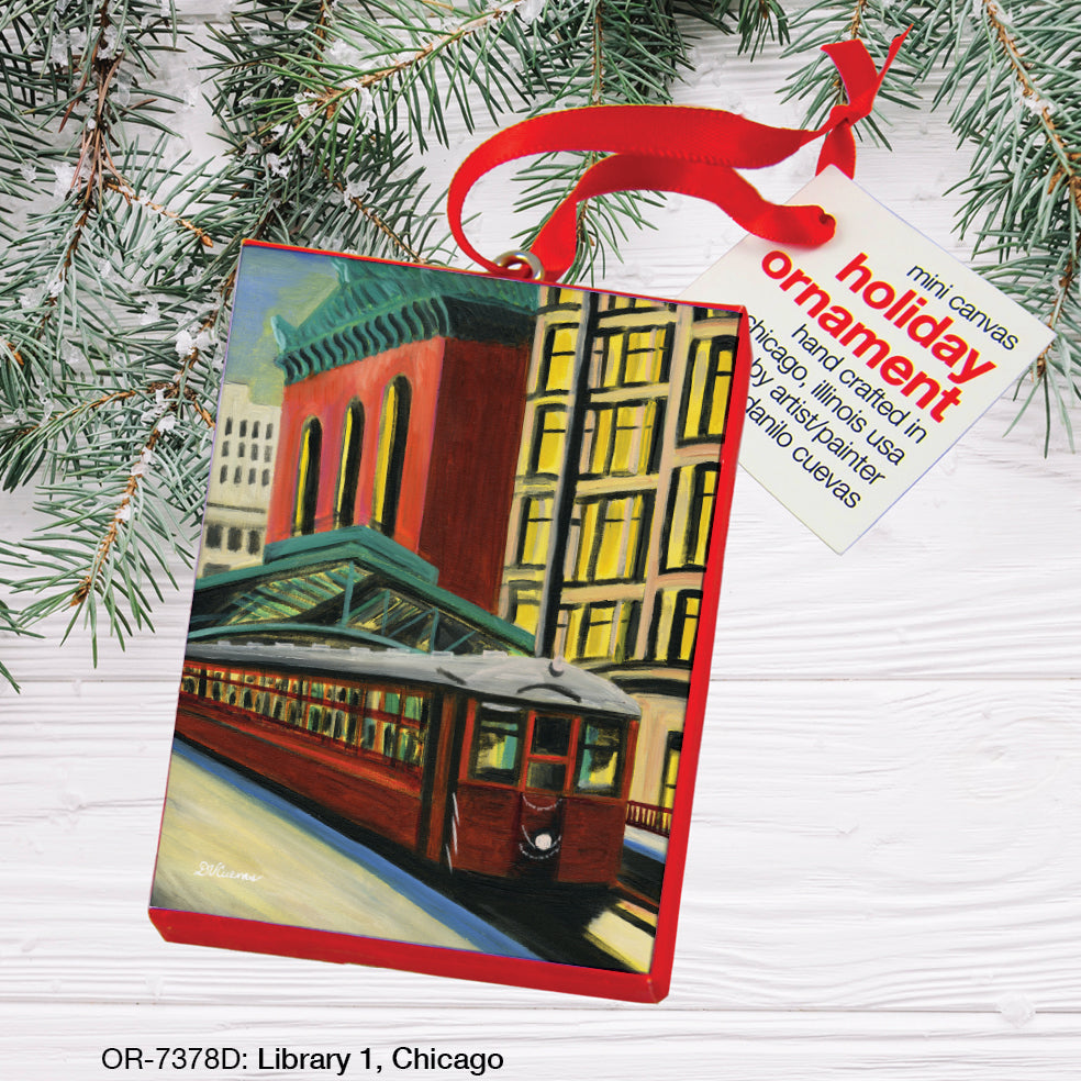 Library 1, Chicago, Ornament (OR-7378D)