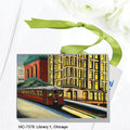Library 1, Chicago, Mini Canvas (MC-7378B)