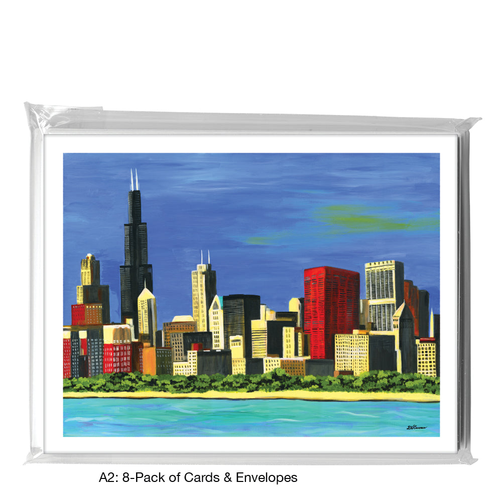 Lakefront, Chicago, Greeting Card (#7379A)