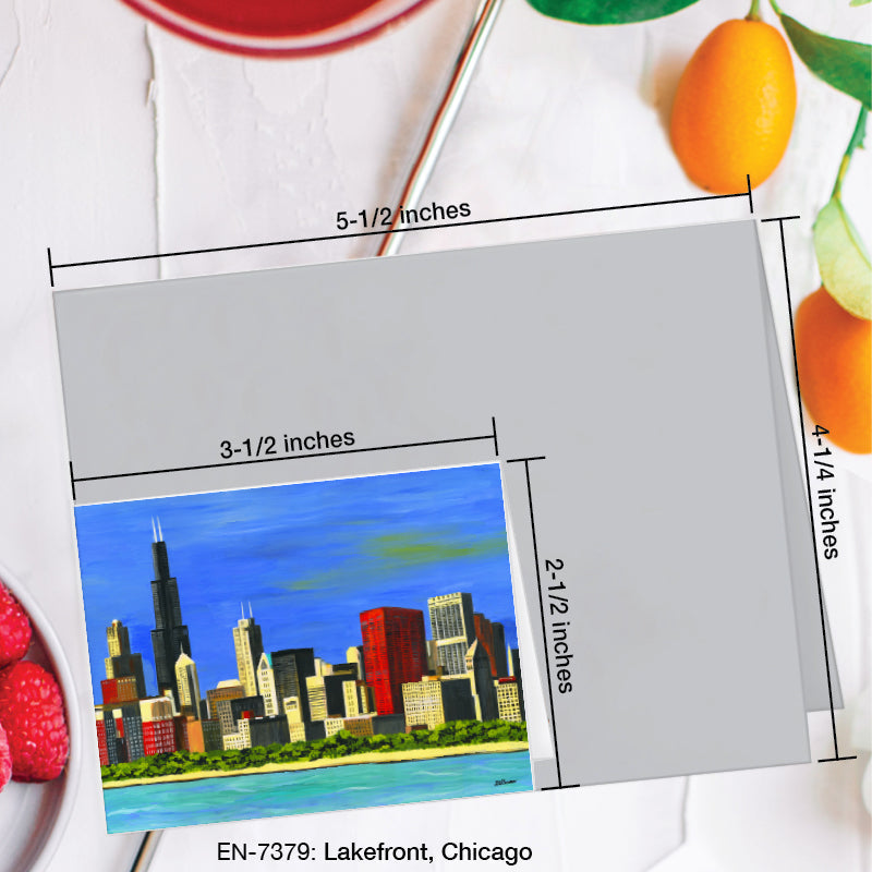 Lakefront, Chicago, Greeting Card (#7379A)