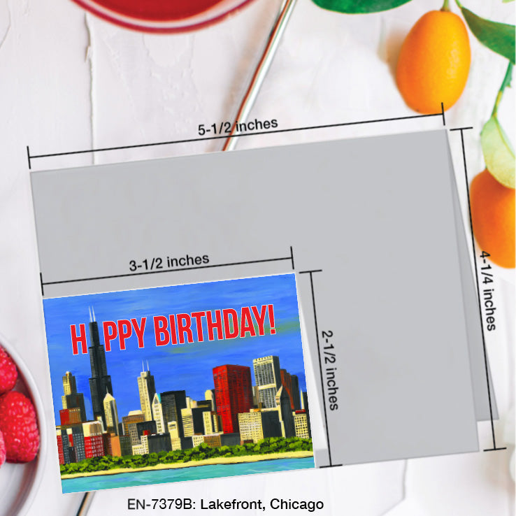 Lakefront, Chicago, Greeting Card (#7379B)
