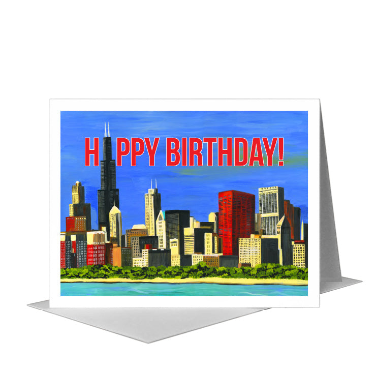 Lakefront, Chicago, Greeting Card (#7379B)