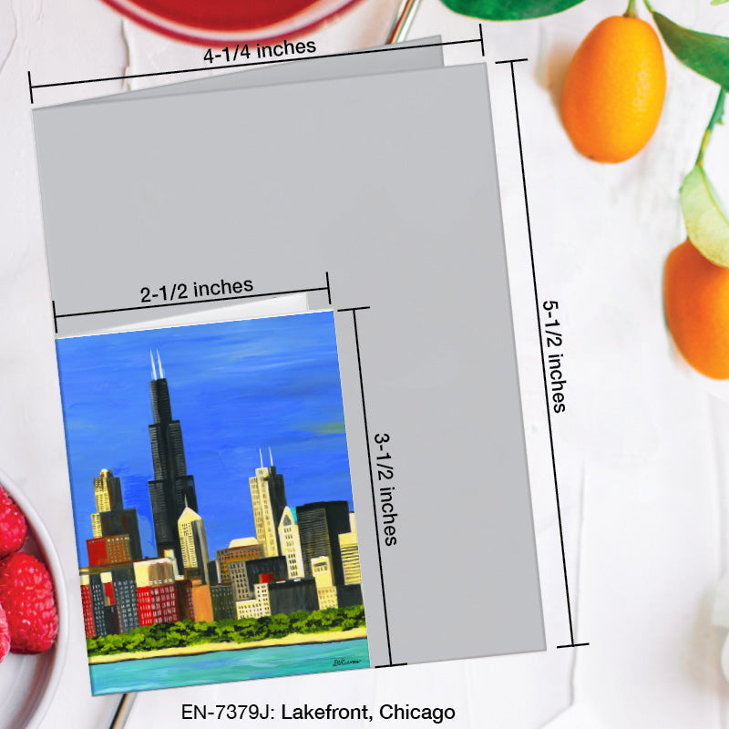Lakefront, Chicago, Greeting Card (#7379J)