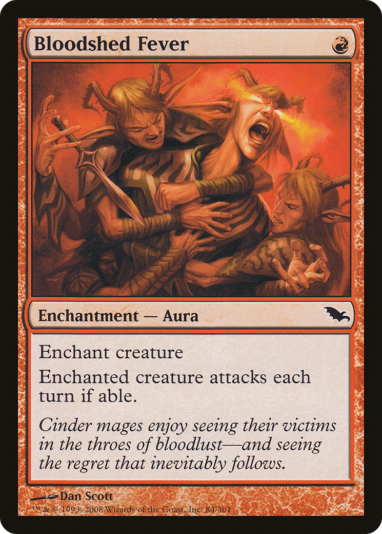 Bloodshed Fever (SHM-084) - Shadowmoor