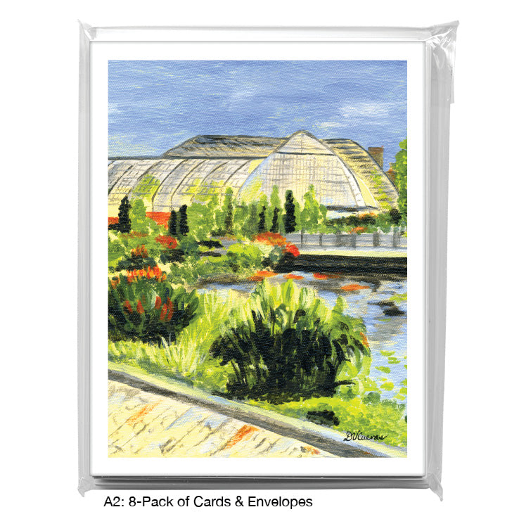 Garfield Park Conservatory, Chicago, Greeting Card (#7412A)
