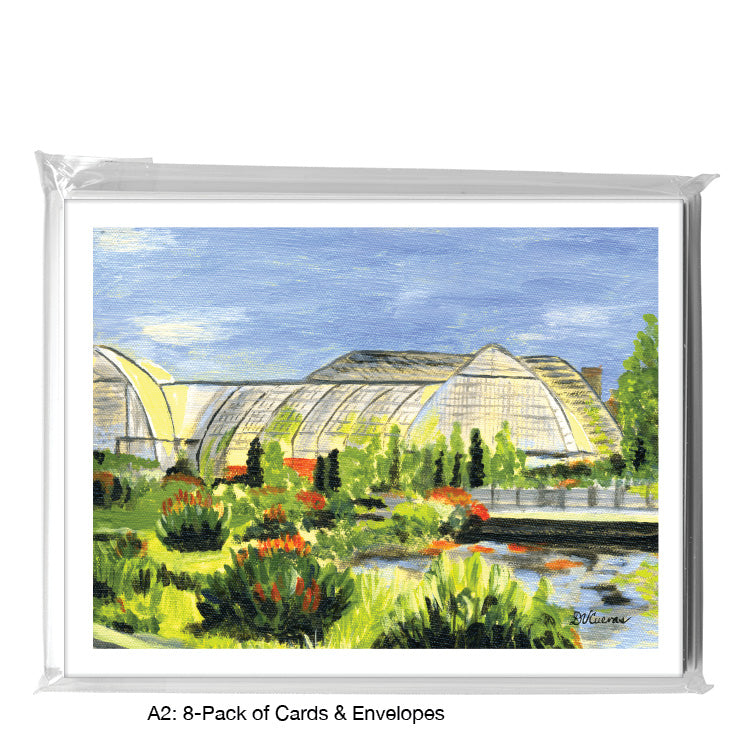 Garfield Park Conservatory, Chicago, Greeting Card (#7412B)