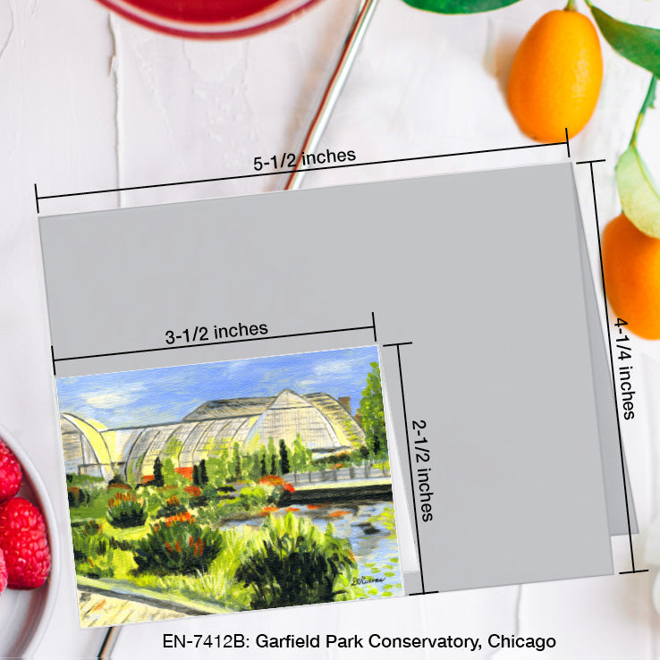 Garfield Park Conservatory, Chicago, Greeting Card (#7412B)