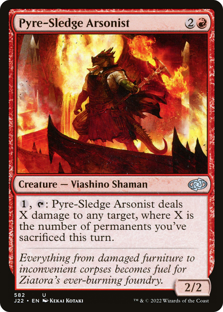 Pyre-Sledge Arsonist (J22-582) - Jumpstart 2022