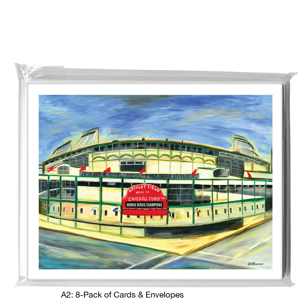 Wrigley Field, Chicago, Greeting Card (#7418B)