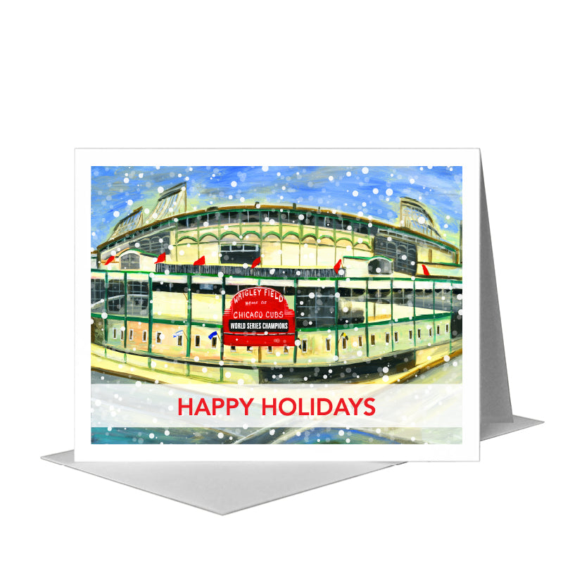 Wrigley Field, Chicago, Greeting Card (#7418B)