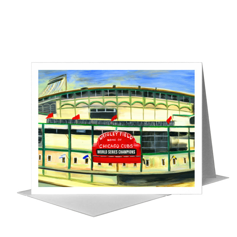 Wrigley Field, Chicago, Greeting Card (#7418H)