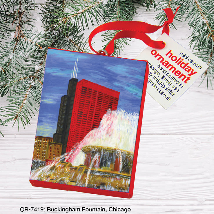 Buckingham Fountain, Chicago, Ornament (OR-7419A)