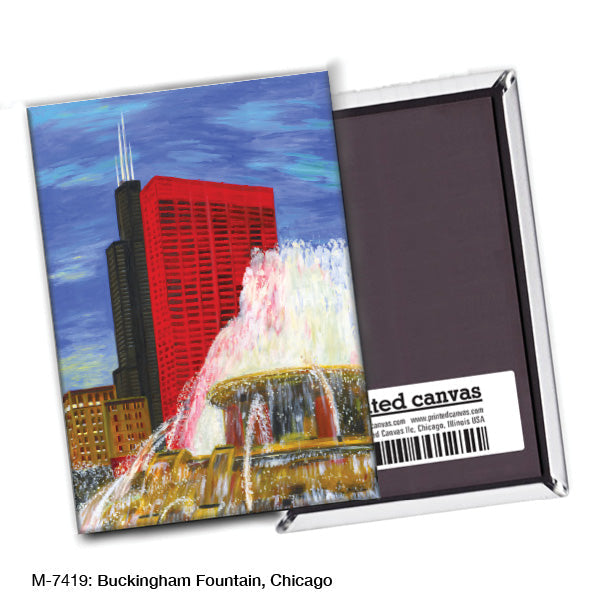 Buckingham Fountain, Chicago, Magnet (M-7419A)
