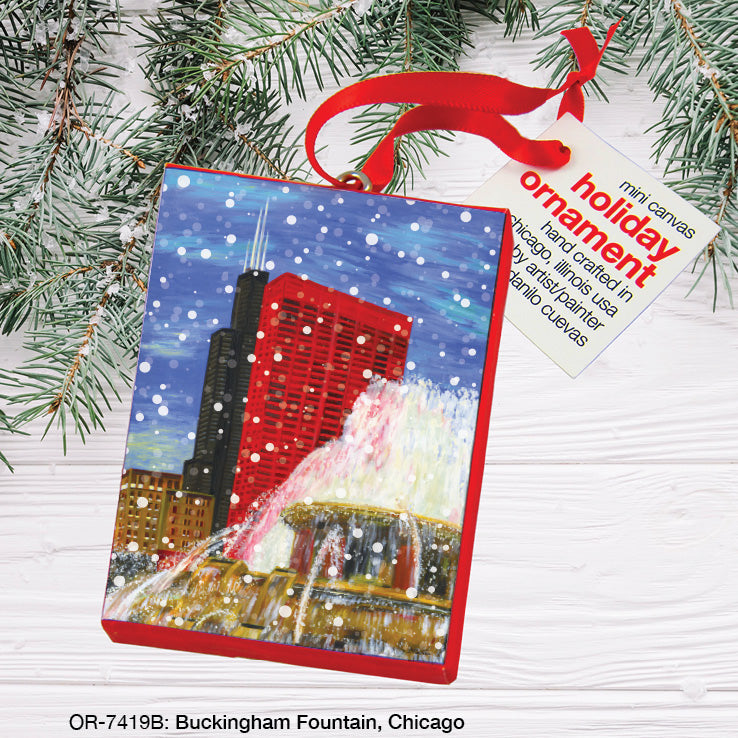Buckingham Fountain, Chicago, Ornament (OR-7419B)