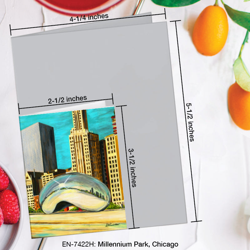 Millennium Park, Chicago, Greeting Card (#7422H)