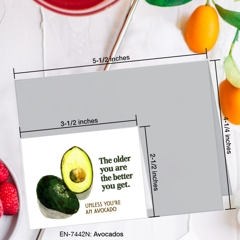Avocados, Greeting Card (#7442N)