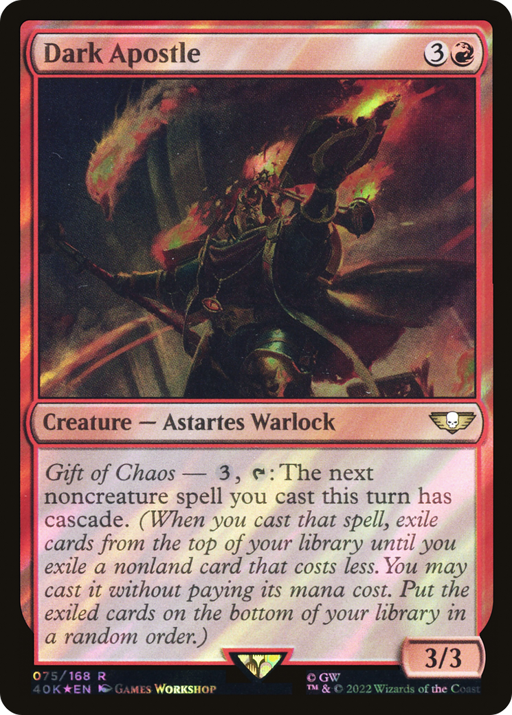 Dark Apostle (40K-75★) - Warhammer 40,000 Commander Foil
