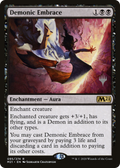 Demonic Embrace (PPM21-95P) - Core Set 2021 Promos Foil