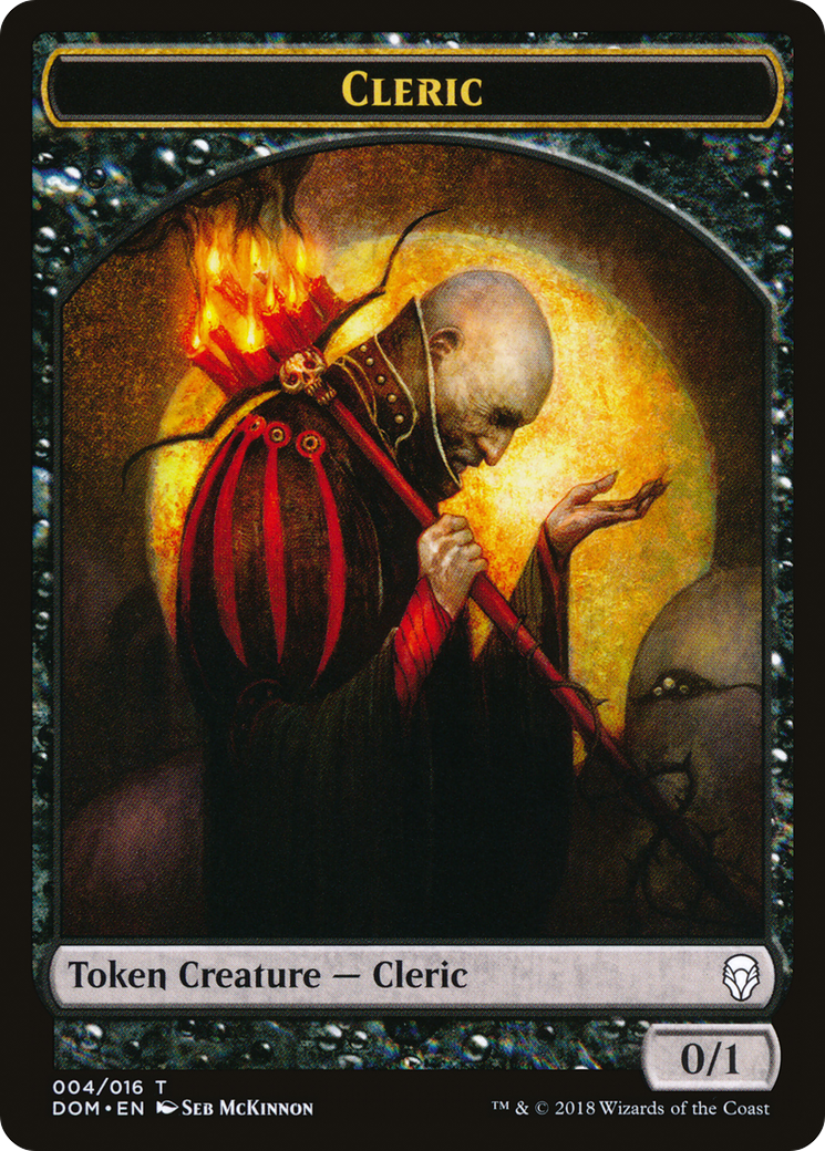 Cleric (DOM-004) - Dominaria Tokens