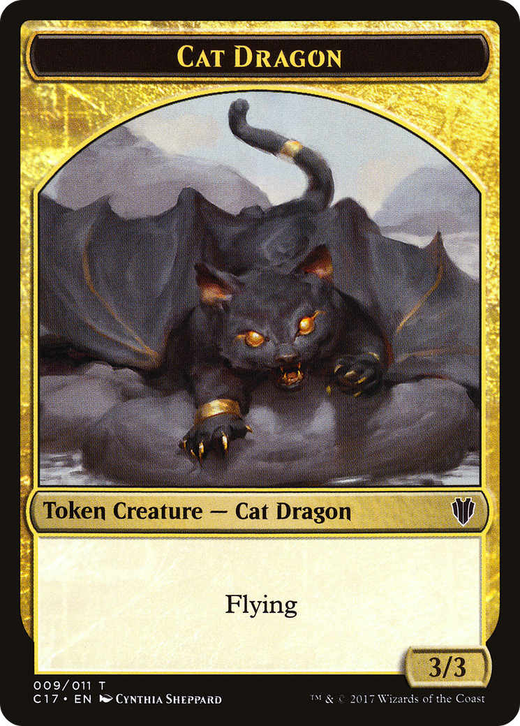 Cat Dragon (C17-009) - Commander 2017 Tokens