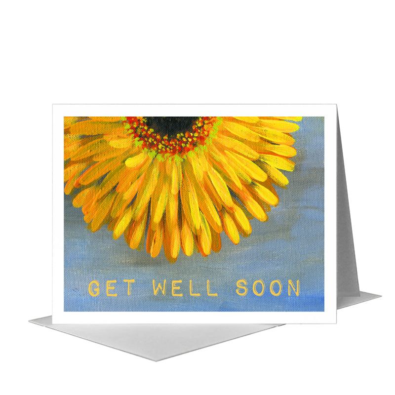 Gerber Sunny, Greeting Card (#7498BA)
