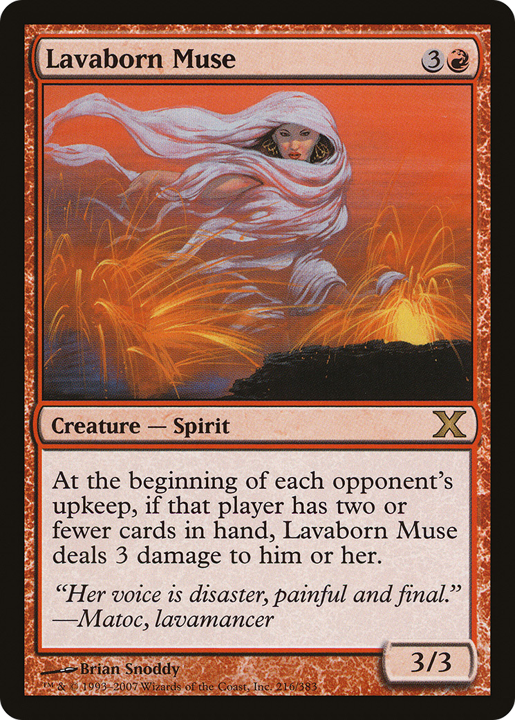 Lavaborn Muse (10E-216) - Tenth Edition