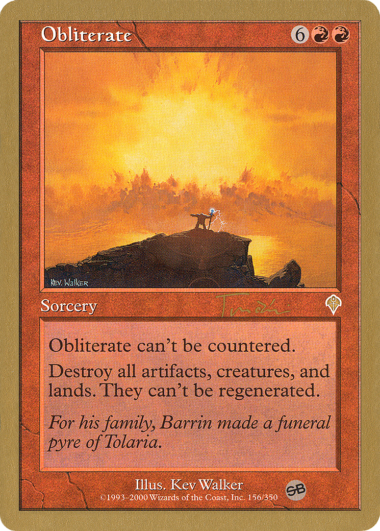 Obliterate (WCD-JT156SB) - World Championship Decks 2001