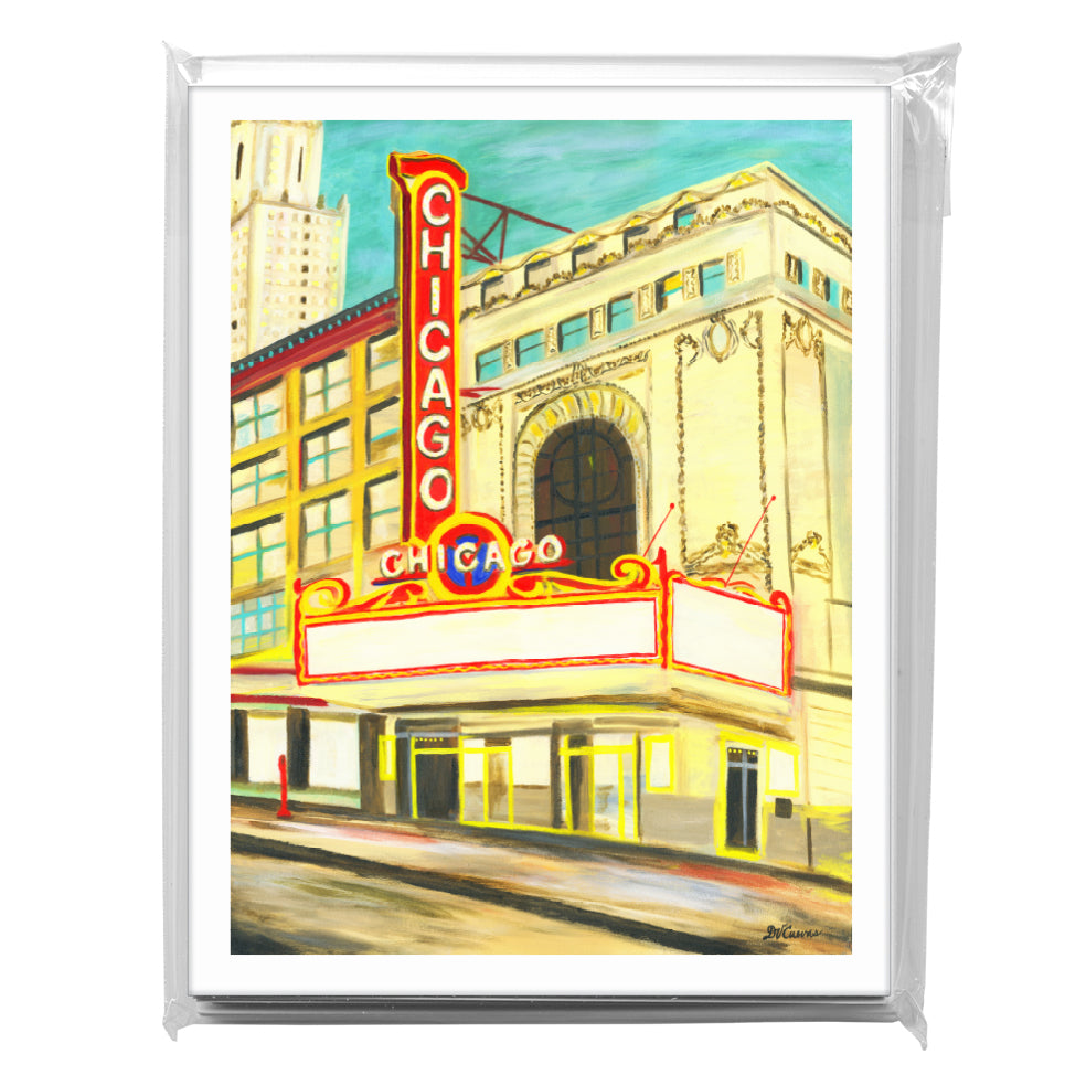 Chicago Theater, Greeting Card (#7507A)
