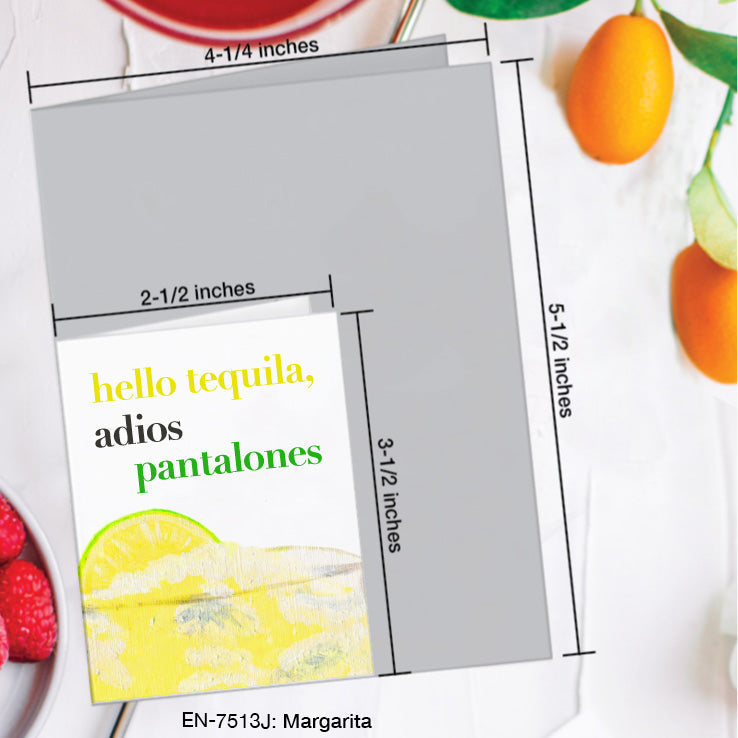 Margarita, Greeting Card (#7513J)