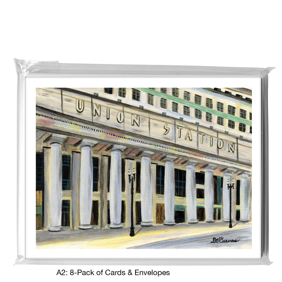 Union Station, Chicago, Greeting Card (#7523A)