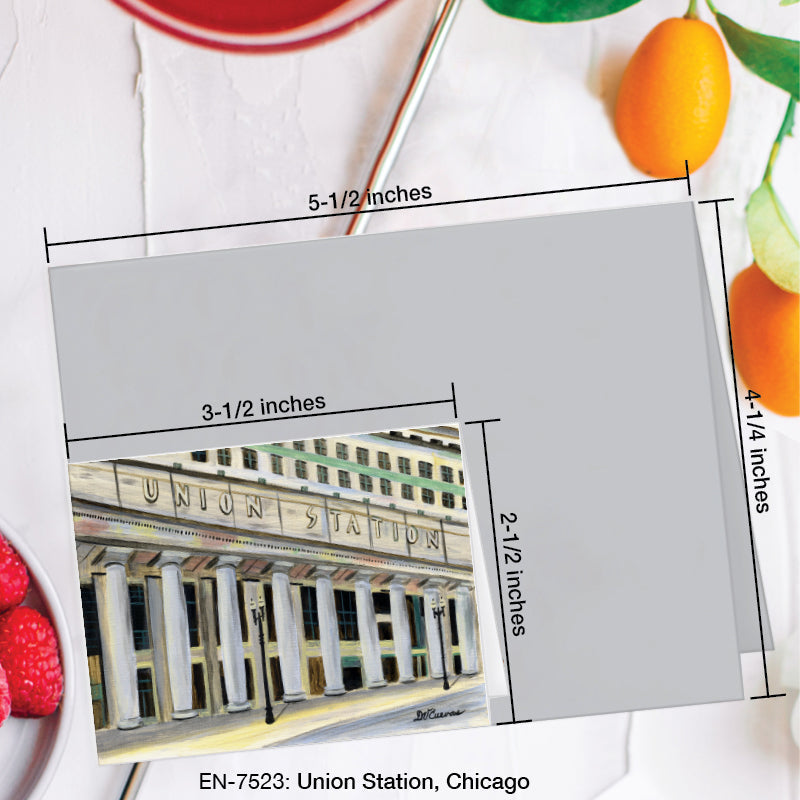 Union Station, Chicago, Greeting Card (#7523A)
