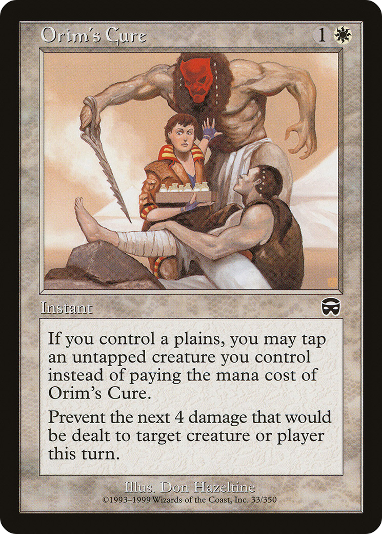Orim's Cure (MMQ-033) - Mercadian Masques Foil