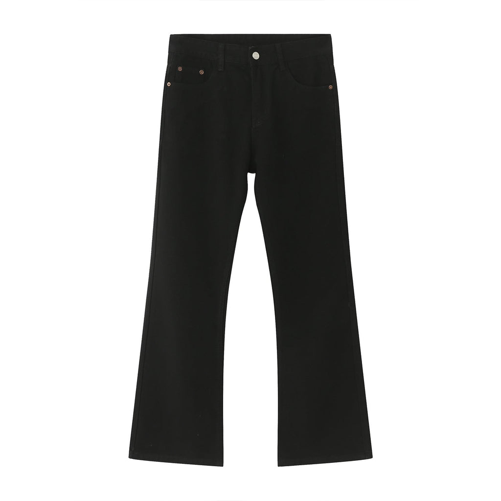 Mid Rise Jeans with Pockets