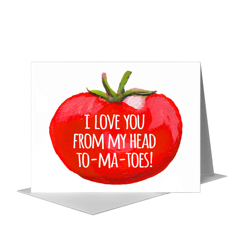 Three Tomatoes, Greeting Card (#7566J)
