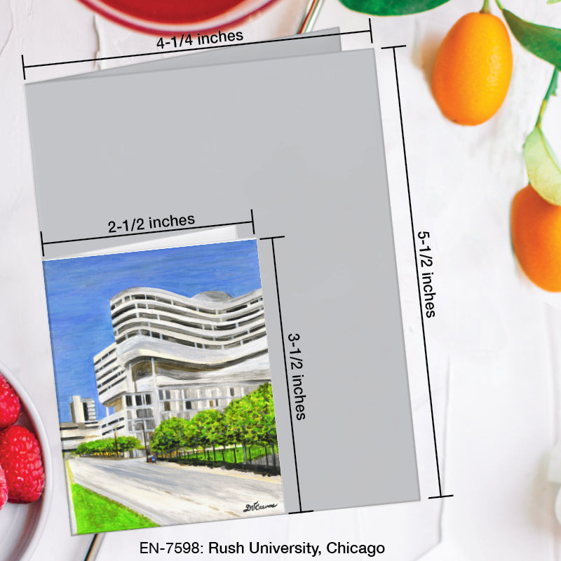 Rush University, Chicago, Greeting Card (#7598A)