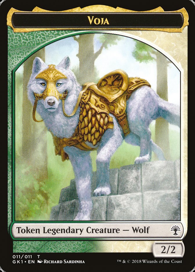 Voja // Saproling (GR1-011) - GRN Guild Kit Tokens