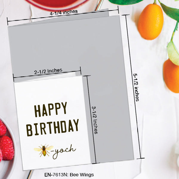 Bee Wings, Greeting Card (#7613N)