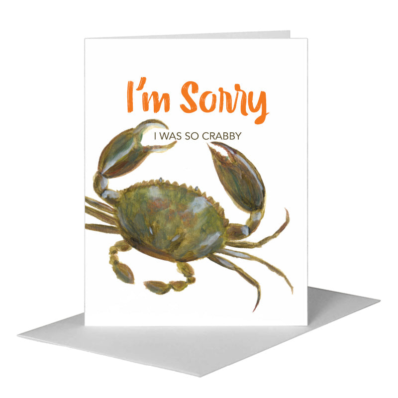 Crab, Greeting Card (#7614A)