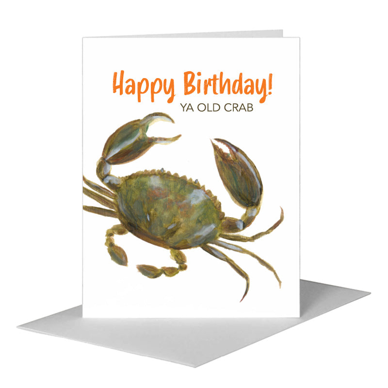Crab, Greeting Card (#7614B)