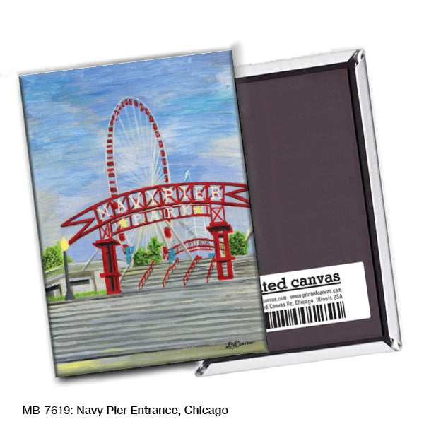 Navy Pier Entrance, Chicago, Magnet (M-7619A)
