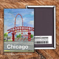 Navy Pier Entrance, Chicago, Magnet (M-7619A)