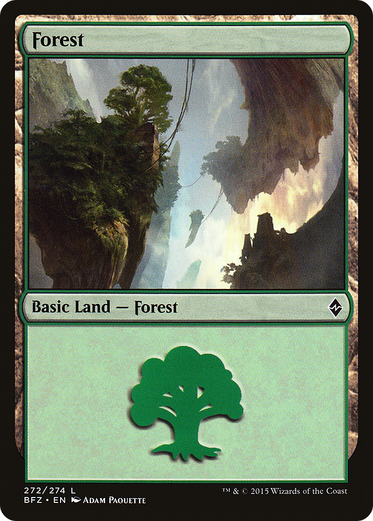 Forest (BFZ-272) - Battle for Zendikar