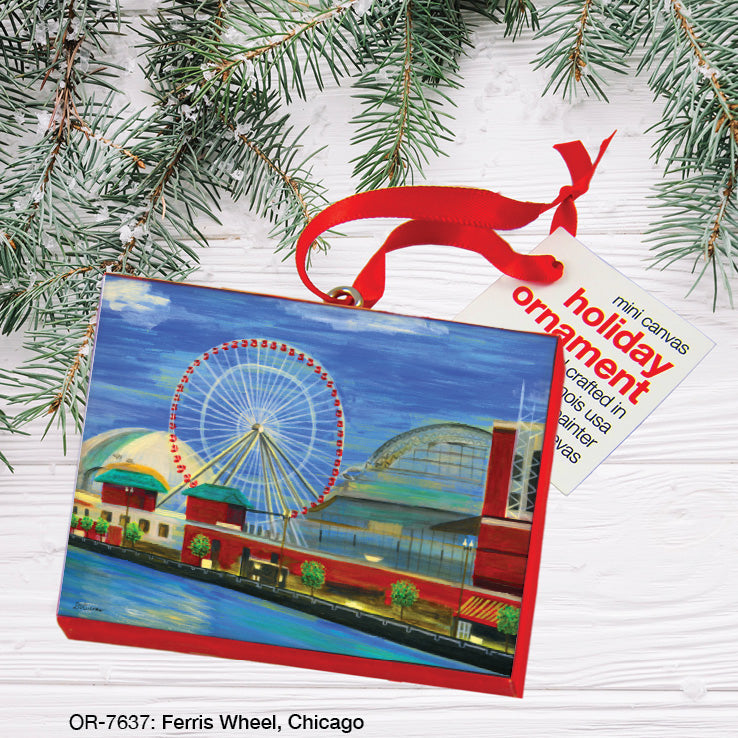 Ferris Wheel, Chicago, Ornament (OR-7637A)